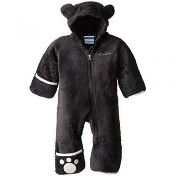 Kinder-Fleeceanzug Foxy Baby II (Columbia) – 6–12 Monate, Schwarz, Polyester