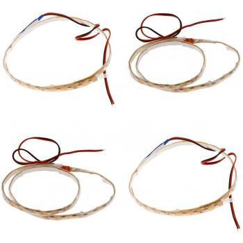 Multi-Color LED Motorcycle Underbody Strip Light Kit Blue and Red