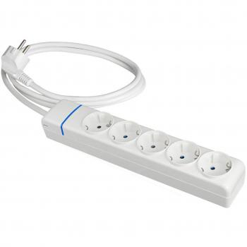 PROLONGADOR CON 5 TOMAS 2P+T, 16A 250V 1.5 M DE CABLE H05VV-F 3G1,5mm². 8015P SOLERA