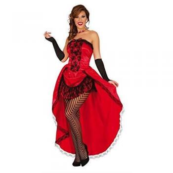 Burlesque‑Kostüm für Damen Karneval Rot – Code 311093 – XS (36/38)