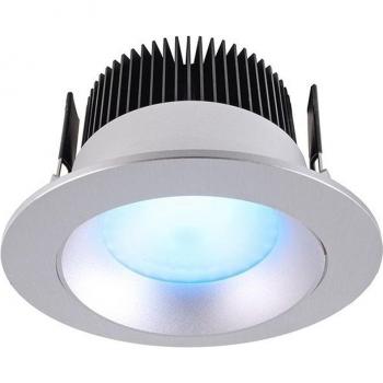 LED Deckeneinbauleuchte COB94 RGBW 16W 710lm Silber
