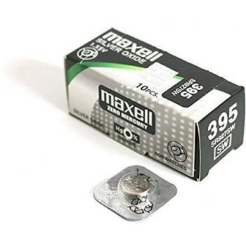 MAXELL Pila Boton Oxido De Plata 395 / SR927SW (Caja 10 Pilas)
