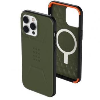 Protection extérieure UAG iPhone 14 Pro Max 6.7 – MagSafe Olive Noir