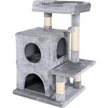 Lionto Kratzbaum Kletterbaum Katzenkratzbaum Höhe 80 cm Beige