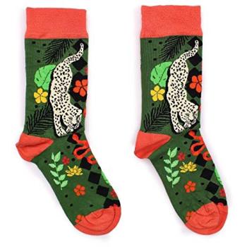Bali Jungle Bamboo WhisperFit Hop-Hare Socks (UK S/M)