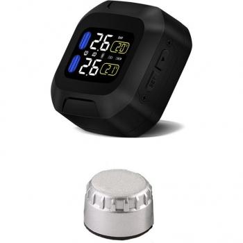 Motorcycle Tire Pressure Monitoring System with 2 External Sensors