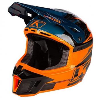 Klim Casco Fuoristrada F3 Carbon Pro Striker Petrol Orange XL