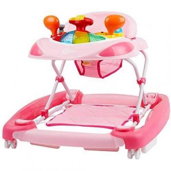 Pink Walker Gira & Gioca – camminatore regolabile a 6 mesi