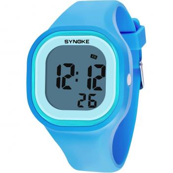 SYNOKE Wasserdichte Mädchen Uhr mit Chronograph
