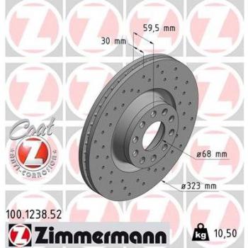 Audi A8 Zimmermann Sportbremsscheibe vorne