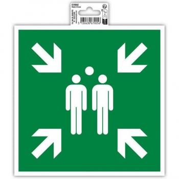 Exacompta Signalisation Schild 20x20 cm selbstklebend