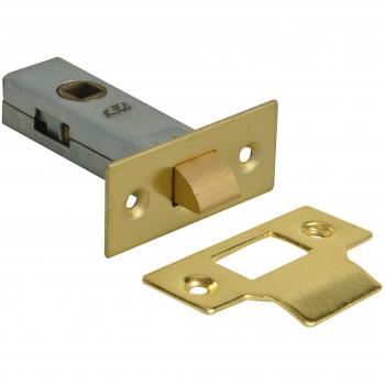 76mm Mortice Latch with Brass Finish