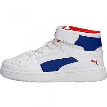 PUMA Rebond Layup PS Baby Sneaker Tear 370488 005 Blanc