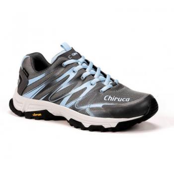 Zapatillas Chiruca Marbella GORE-TEX gris oscuro azul cielo mujer