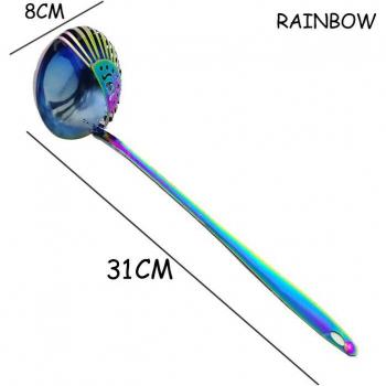 Rainbow Pot Skimmer & Colander with Wall Hook
