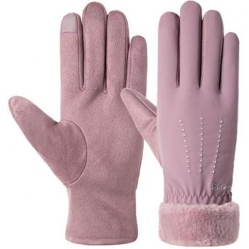 Guantes de Dibujos Animados Exterior Mujer Calor