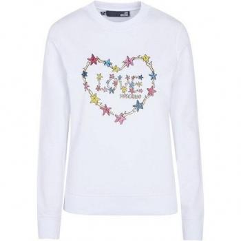 Pull Love Moschino Blanc