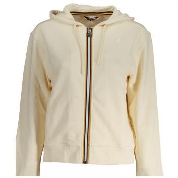 K-Way Beige Zip-Up Hoodie