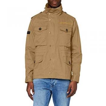 Blouson Superdry Field Jacket, Beige Élégant, XL Homme