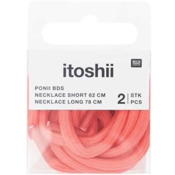 Itoshii Pack de Deux Cordons Rose Brillant