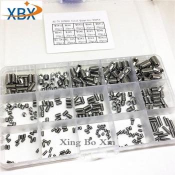 300pcs Stainless Steel Hex Socket Grub Screw Set