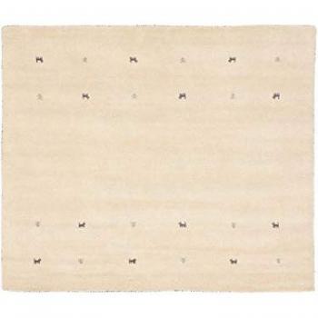 Gabbeh Loom Wollteppich, quadratisch, 15 mm Höhe, handgefertigt