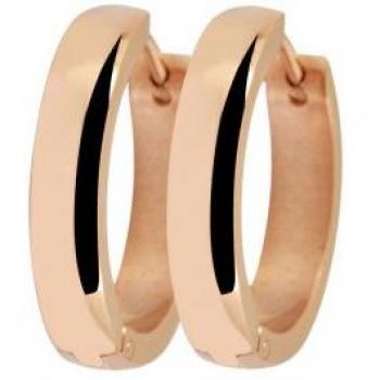 AKZENT Klapp-Creolen Jolina Unisex Edelstahl Ohrringe