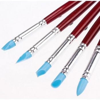Conjunto de Uñas Cerámicas 5x + Pluma y Cepillo