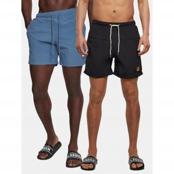 Urban Classics Badeshorts 2-Pack Block Design