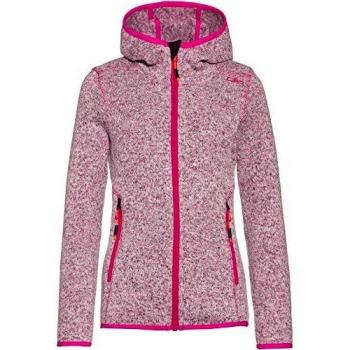 Bouganville Mädchen Fleece‑Jacke mit Kapuze, Knit Tech Mélange – Größe 176