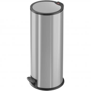 Hailo Silhouette Lux 24L Silver Pedal Waste Container