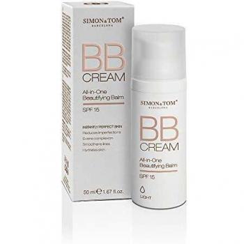 Simon&Tom Hautkorrigierende BB Cream – Ölfreie Formel, leichte Abdeckung