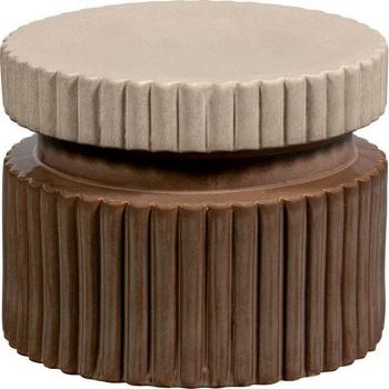 Woood Beistelltisch Geer, runde Form, H 38 cm x B 48 cm