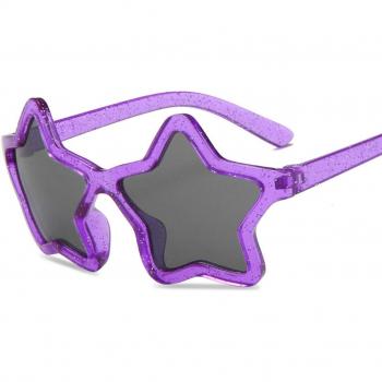Gafas de Sol Púrpuras con Glitter para Niños