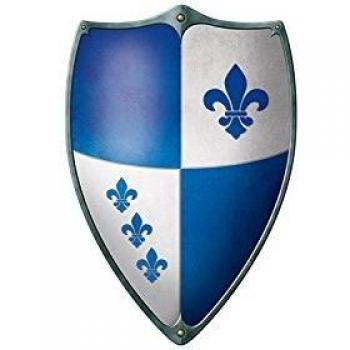 Ritter Schild Lilie aus Holz – Klassik 2023