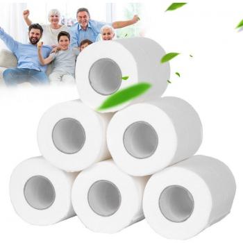 Papier toilette 4 plis en vrac 2/4/6 rouleaux blanc doux WH998