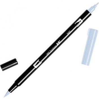 6 Stück Tombow ABT-Dual Fasermaler, Rundspitz/Pinselspitze, cool grey 1