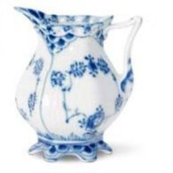 Elegant Blue Fluted Creamer from Royal Copenhagen