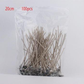 100pcs Cotton Soybean Candle Wicks 2mm x 15/20cm