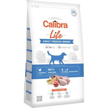 Calibra Life Adult Hundefutter für mittelgroße Rassen mit Huhn