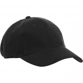 Anvil Unisex Black Twill Baseball Cap – One Size