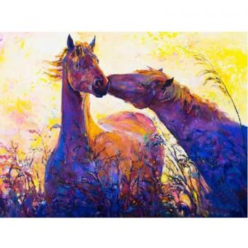 Set de Peinture à l’Huile Dark Horse Brillance Céleste 20×30 cm