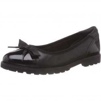 Tamaris Damen 22100-21 Ballerinas, Schwarz, 39 EU