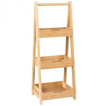 Three-Tier Bamboo Bathroom Storage – Alerce Light Brown