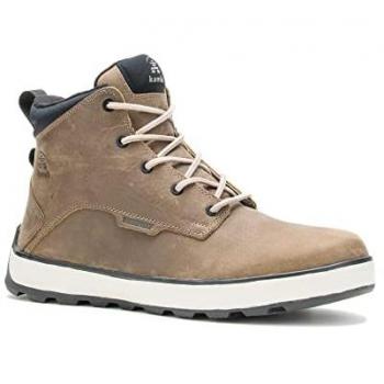 Kamik Wasserdichte warme Herren Leder Winterstiefel. Farbe: Braun / Größe: 44
