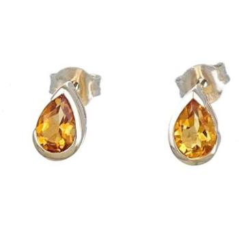 Pure Glow Citrine Gold Earrings
