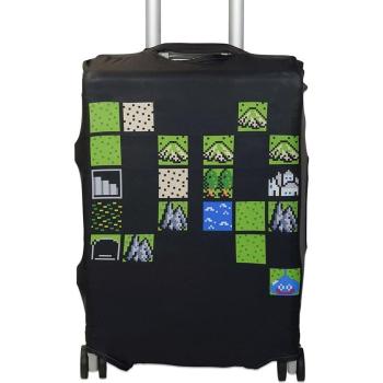 Travel Gear: Dragon Quest Black Suitcase Shield with Dot Field