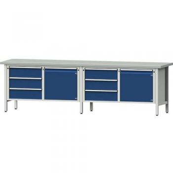 Banco da lavoro Anke 2800 mm robusto
