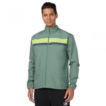 Velocista Nueva Balance Chaqueta Verde MJ23236