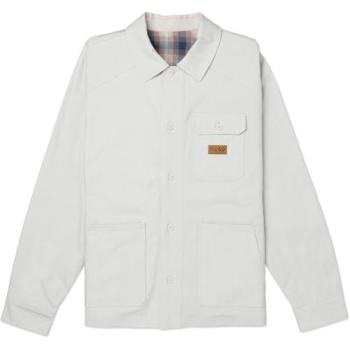 Bixby Overlap Shirt Hurley en lona blanca